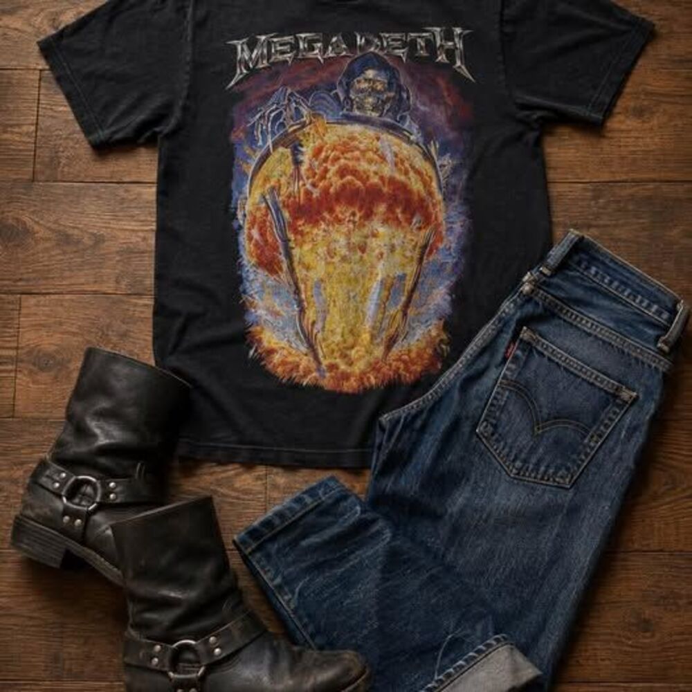 Megadeth Atomic Destruction Tour Shirt Size 3XL Rock Metal